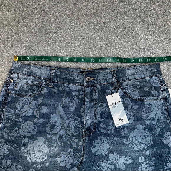 Blue Acid Wash Straight Leg Jeans - Picture 6 of 6